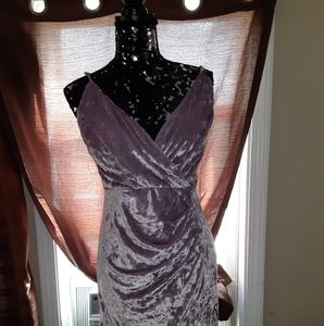 Velvet lilac stunning dress